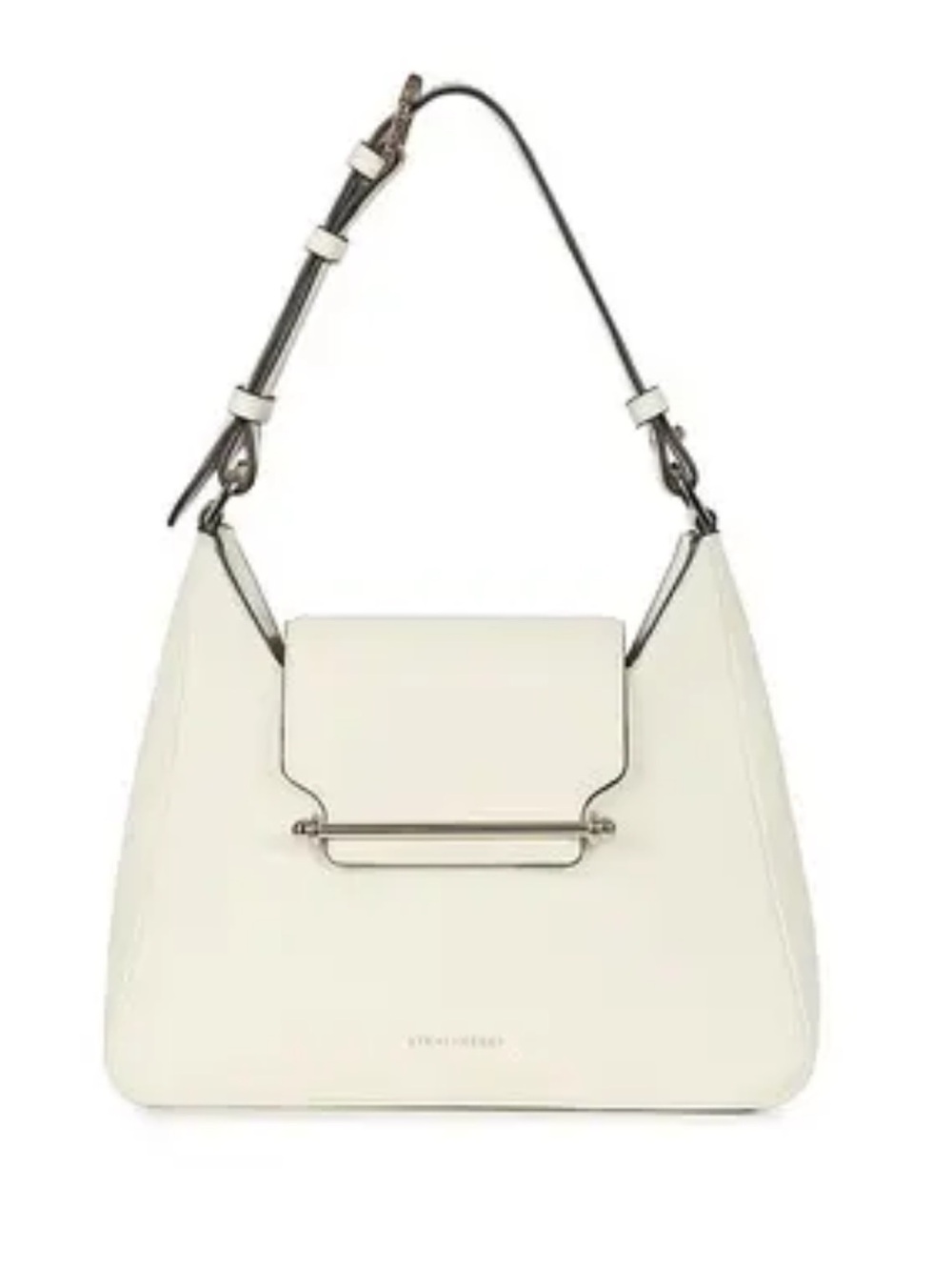 Strathberry Multrees Hobo Bag Crossbody 2 straps Vanilla Leather Adjustable